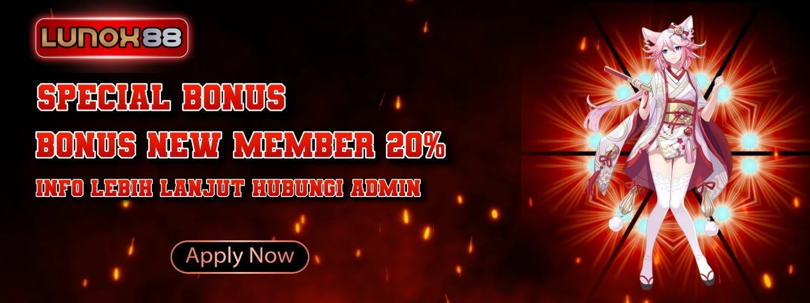 BONUS NEW MEMBER 20%